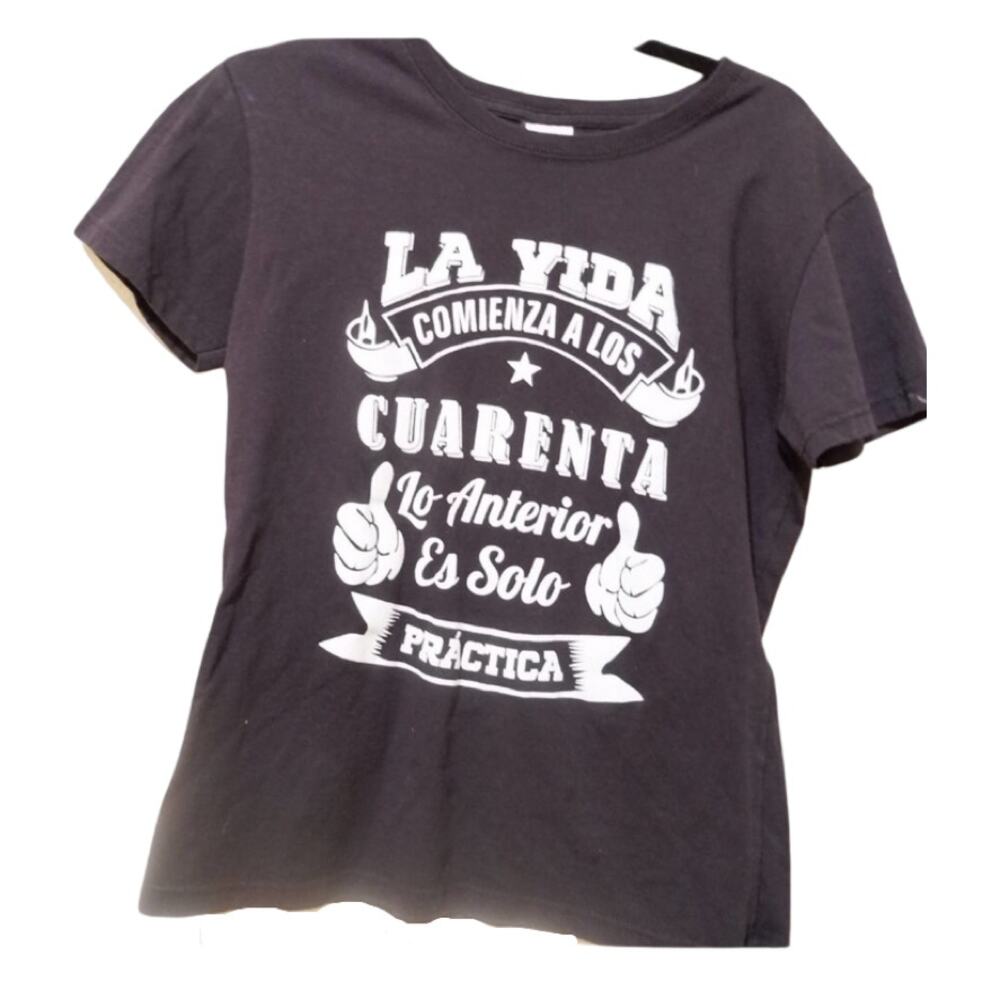 T shirt spanish 40th bday